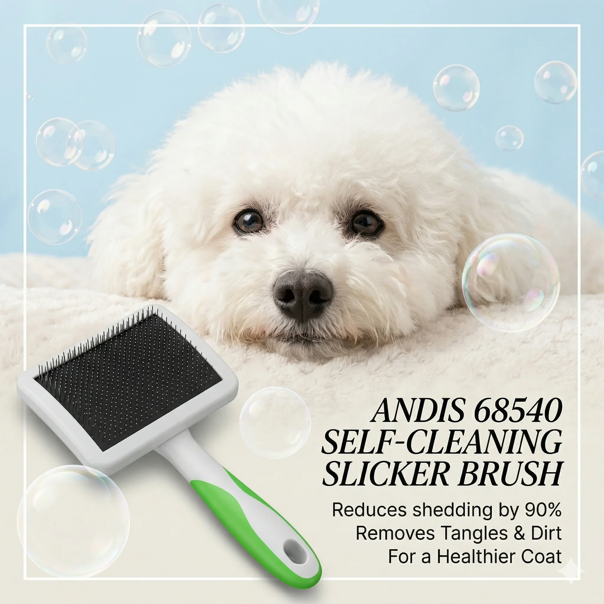 Andis Self-Cleaning Slicker Brush