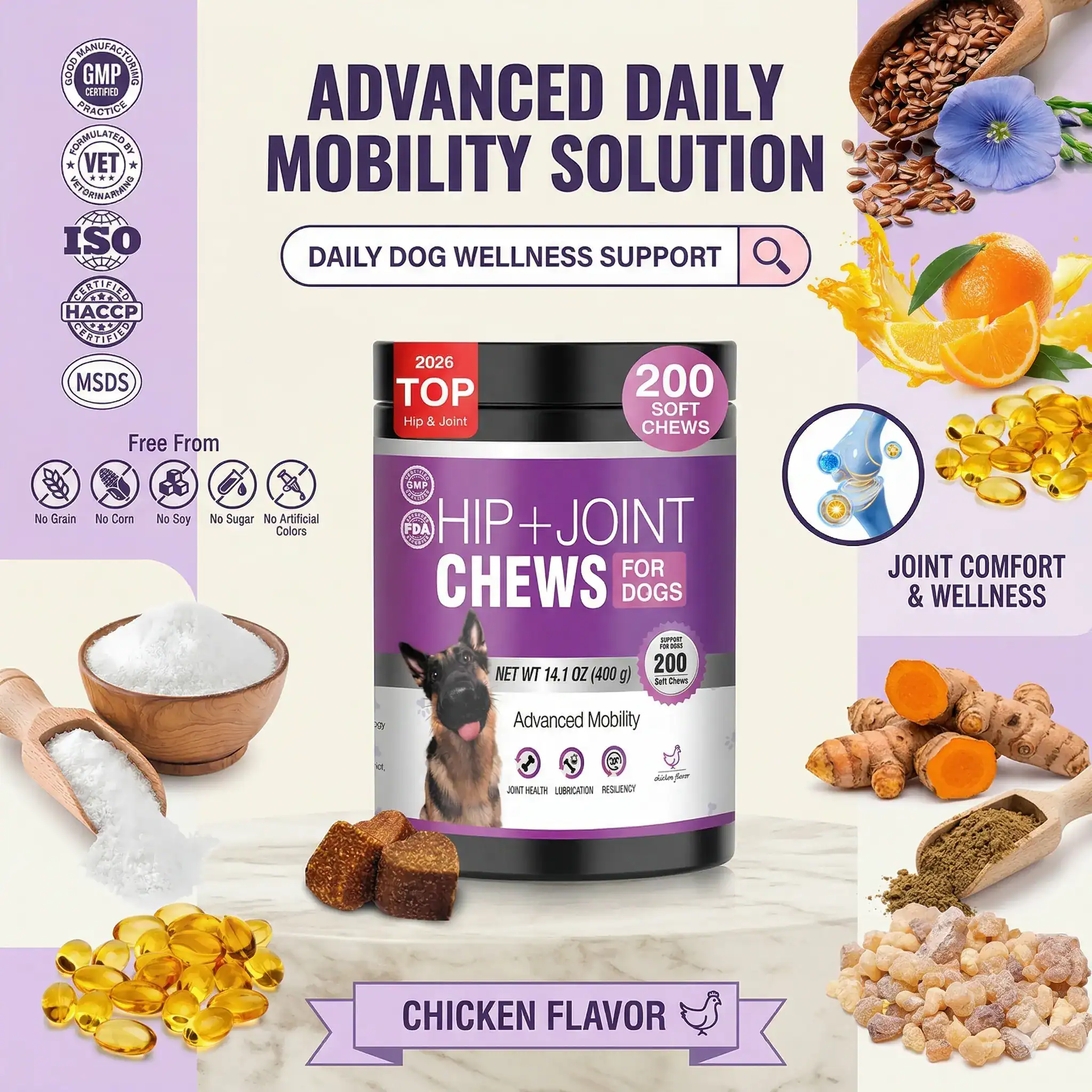 Glucosamine Chondroitin Dog Joint Chews