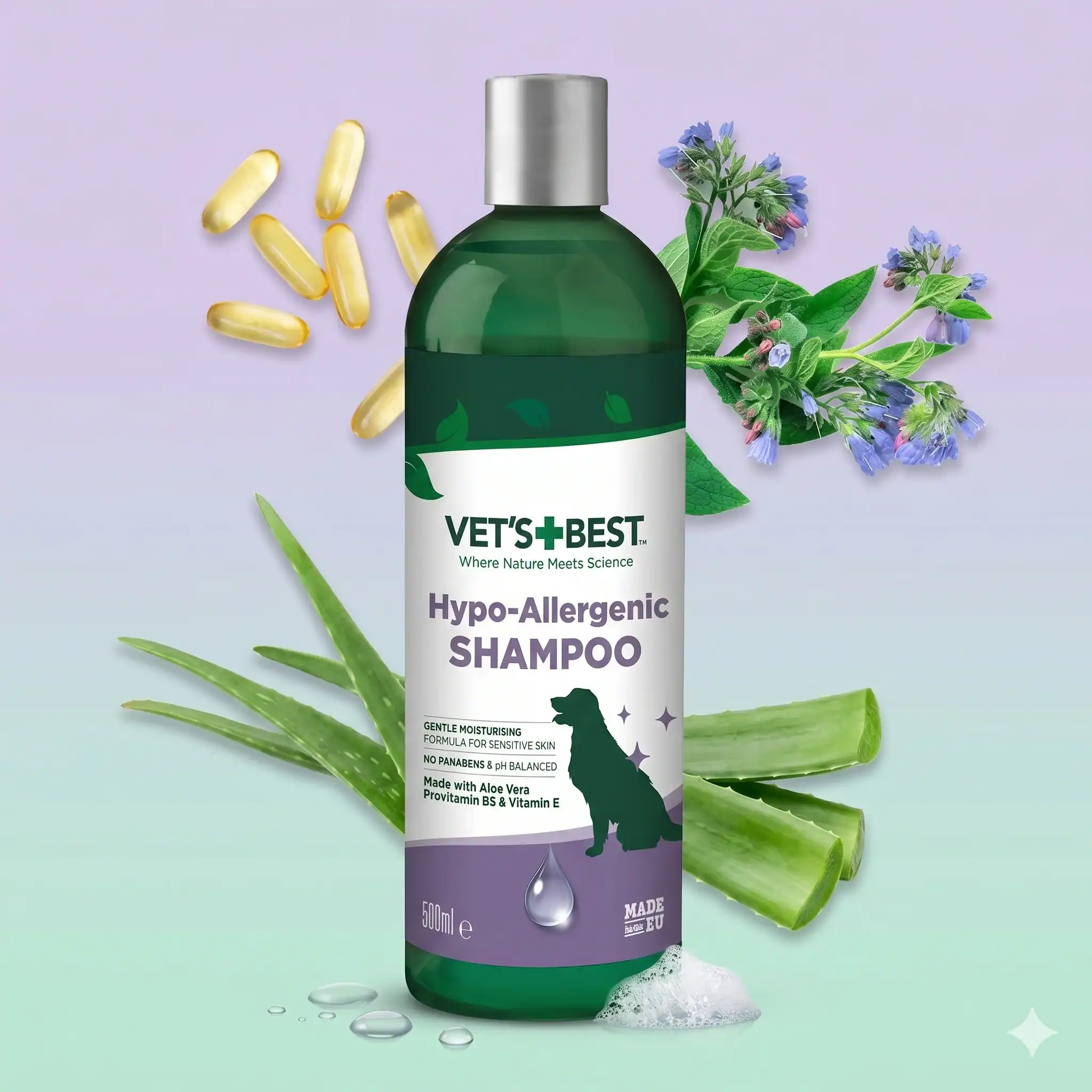 Vet's Best Hypo-Allergenic dog shampoo for sensitive skin