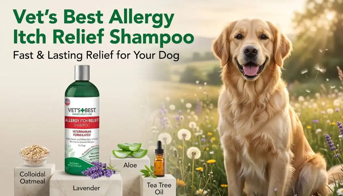 vet's best allergy itch relief shampoo
