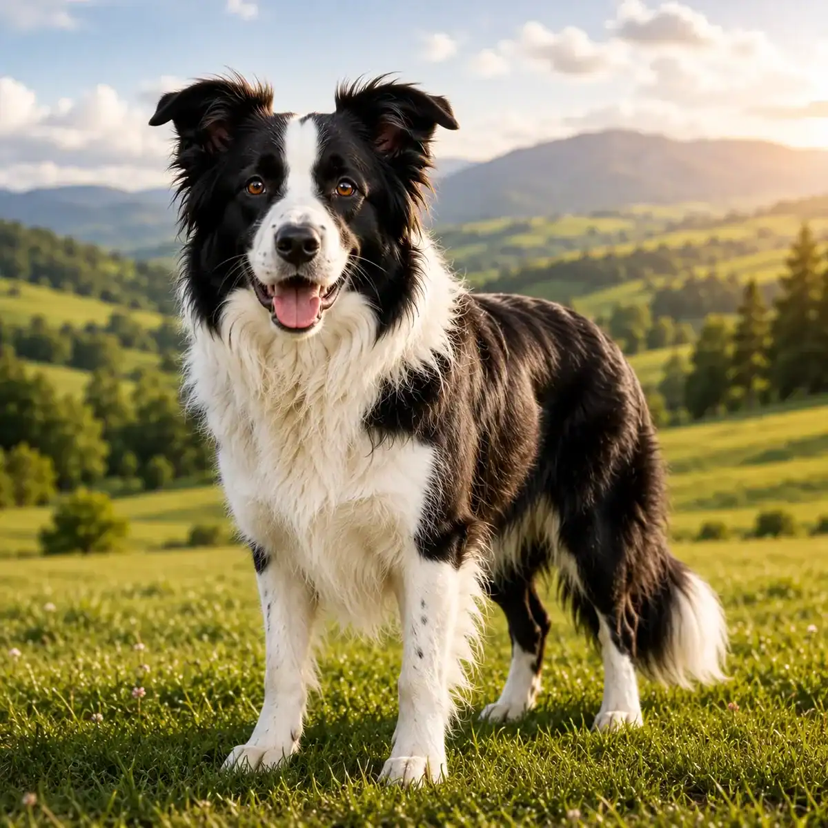Border Collie, ranked the 1st most intelligent dog breed