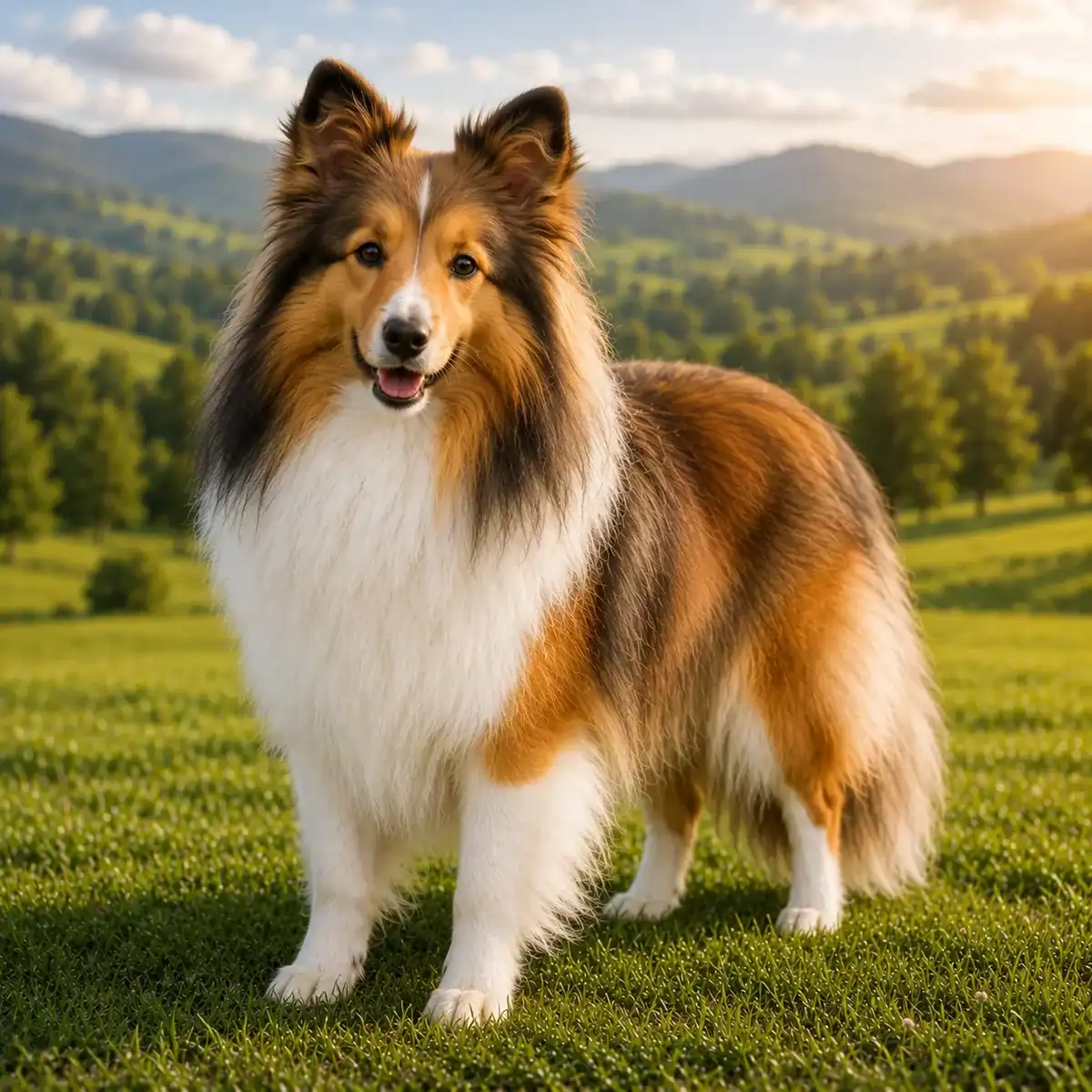 Shetland Sheepdog, ranked the 6th most intelligent dog breed