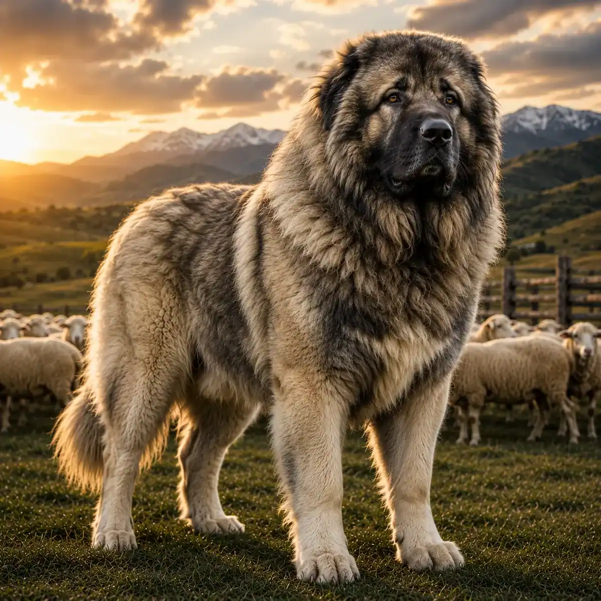 Caucasian Shepherd Dog, a giant dog breed