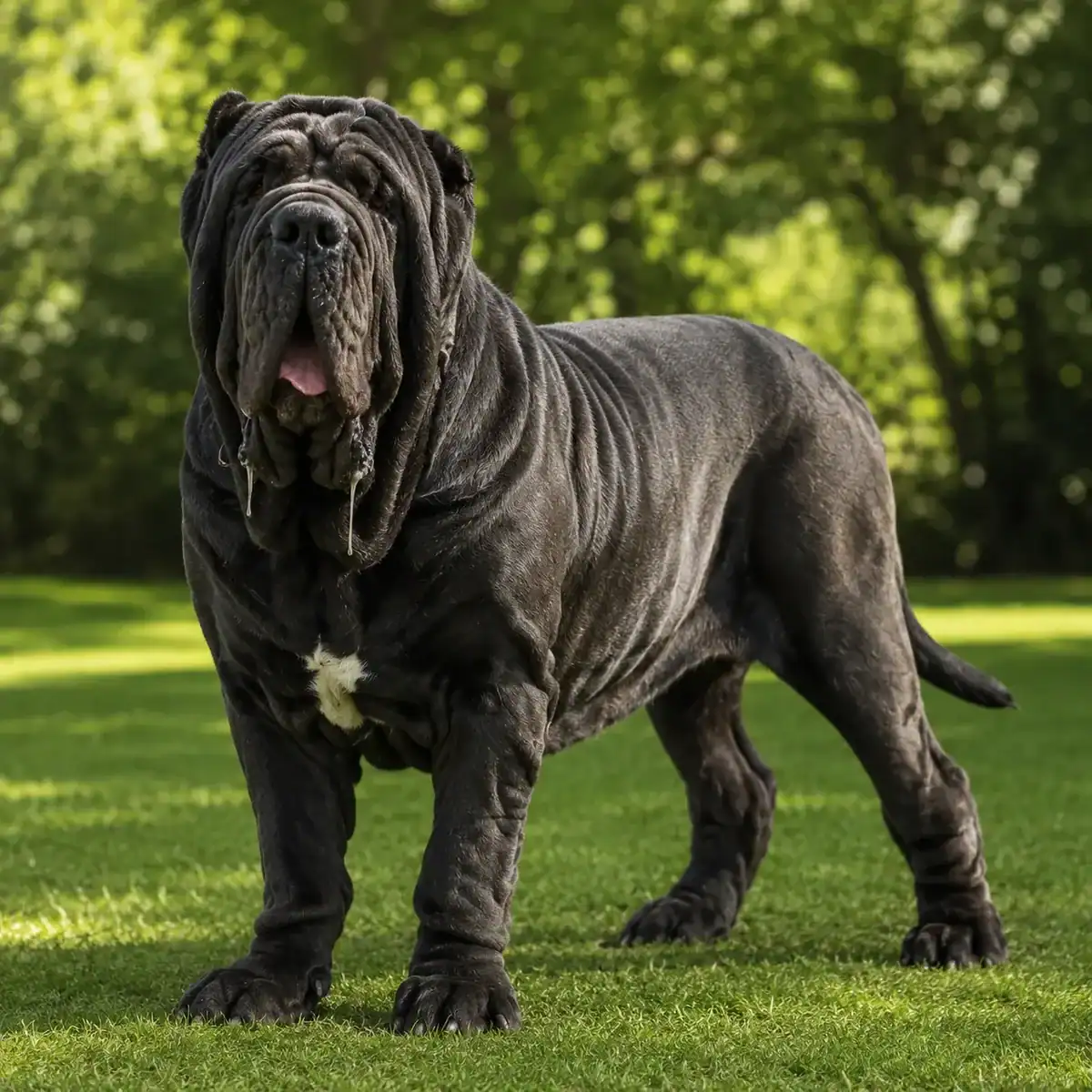 Neapolitan Mastiff, a giant dog breed