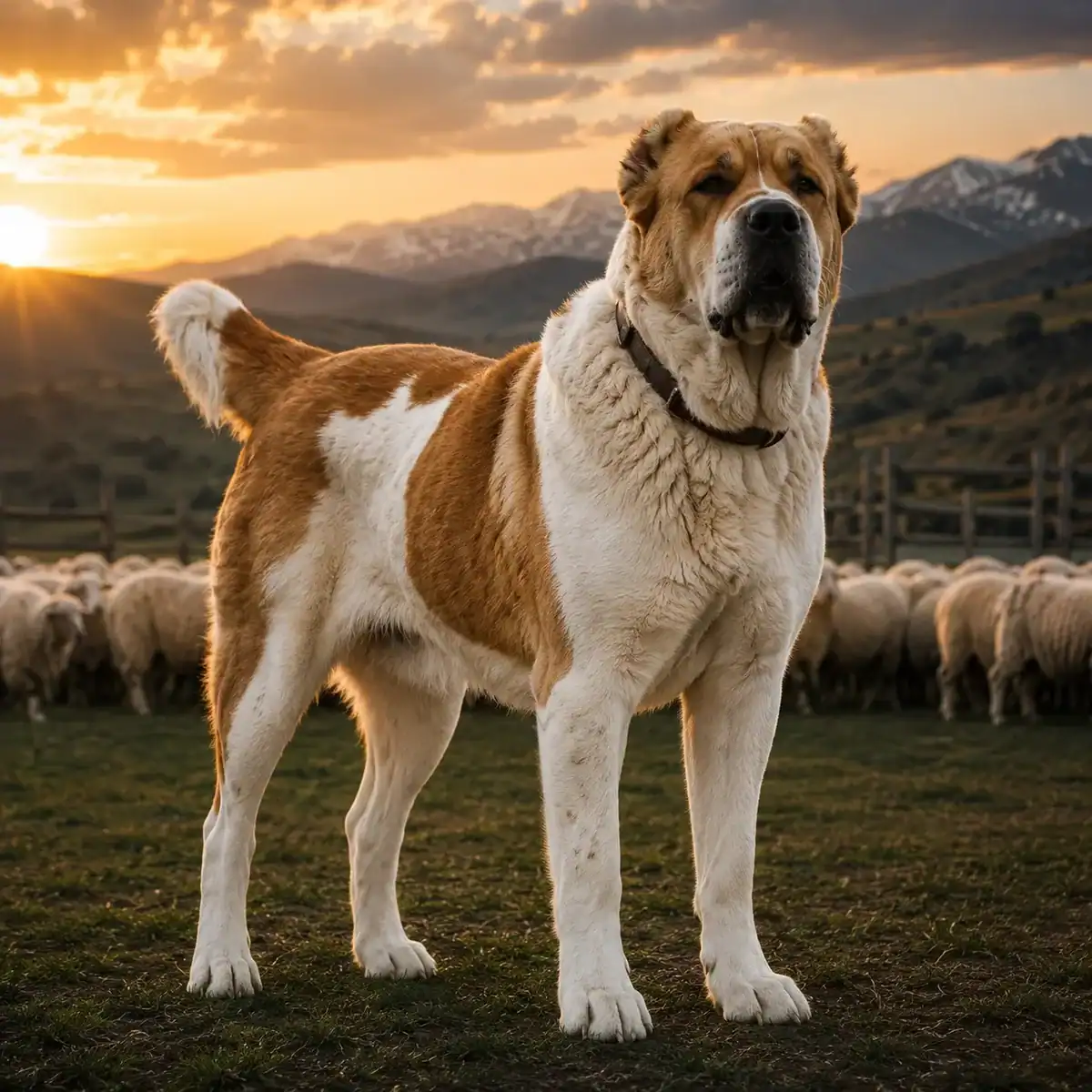 Central Asian Shepherd, a farm guard dog breed