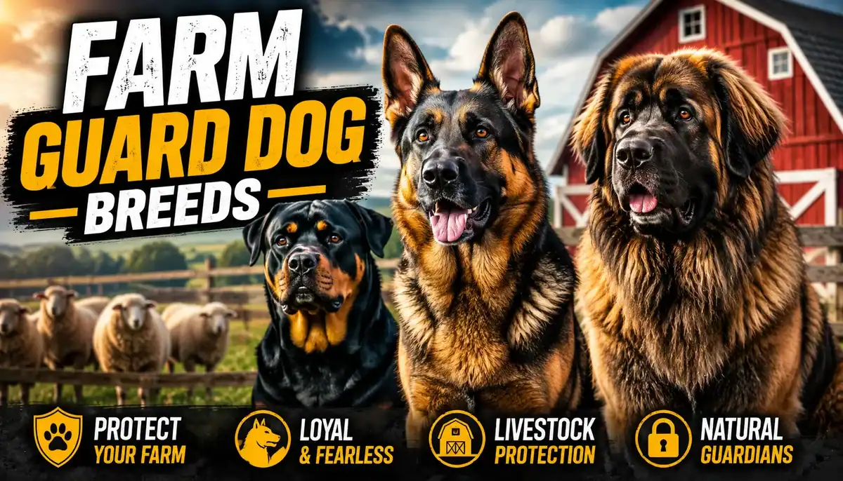 Protective farm guard dog breeds with loyal, fearless, and livestock-protecting traits.